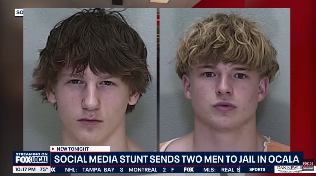 Florida teens social media stunt